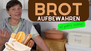 Wie du dein Brot am besten lagerst Brot aufbewahren  Lagerung u Haltbarkeit von Brot [upl. by Llib787]