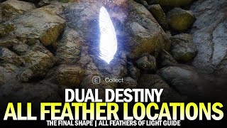 All 6 Feathers in Dual Destiny Locations Guide Feathers of Light Triumph Destiny 2 [upl. by Kendre307]