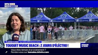 Le festival Touquet Music Beach a débuté ce vendredi [upl. by Eetnom]