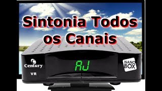 Century Sintonizando Todos os Canais Analógicos Existentes 27 03 2019 [upl. by Narhet518]