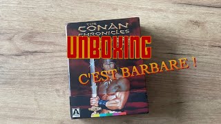 THE CONAN CHRONICLES  Blu Ray 4K Collector  Unboxing [upl. by Nnaaihtnyc]