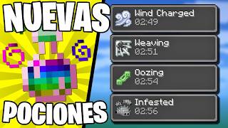 ✅COMO HACER LAS NUEVAS🧨 POCIONES DE LA 121👈 EN MINECRAFT [upl. by Alleirbag]