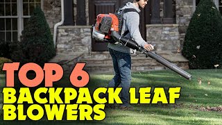 Top 6 Backpack Leaf Blowers of 2024 – Tested amp Reviewed [upl. by Llednav623]