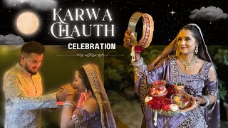 Karwa Chauth Celebration 😍 ❤️ [upl. by Kerstin]