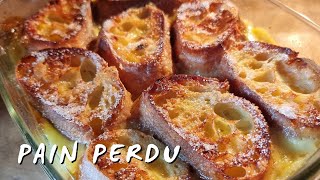 Recette de pain perdu facile La recette de pain perdu à la maison [upl. by Tterrab637]