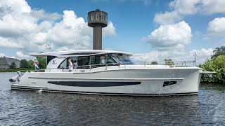 Boarncruiser 46 Elegance with Spud Pole by Boarnstream Yachting [upl. by Phyl]