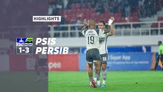 Match Highlights PSIS 1  3 PERSIB  Pekan 21 Liga 1 20222023 [upl. by Rydder]