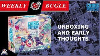 The Weekly Bugle Live Earths Mightiest Heroes Core Box  Live Opening and Initial Reaction [upl. by Parry]