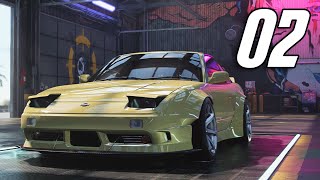 Need for Speed Heat  Part 2  FIRST CAR BUILD 180SX [upl. by Norita]