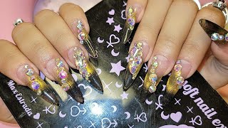 Enailcouturecom 123go nails on a nail bitter nails nailart nailtech nailtutorial [upl. by Edijabab]