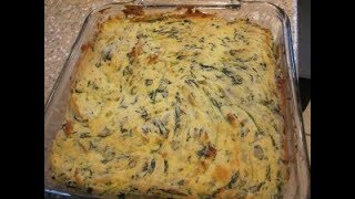 POTATO and SPINACH CASSEROLE  How to Make Recipes  Easy To Learn [upl. by Rattray81]