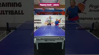 drill estafet pingpong training tabletennis [upl. by Accebar]