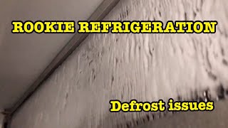 Refrigeration Freezer Evaporator Icing up [upl. by Ahsinyt171]