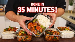 This Chicken amp Broccoli Stir Fry Meal Prep Will Change Your LIFE Done In 35 Minutes [upl. by Ativla]