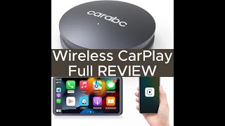 CARABC WIRELESS Apple CARPLAY Review and TEST [upl. by Hanyaz833]