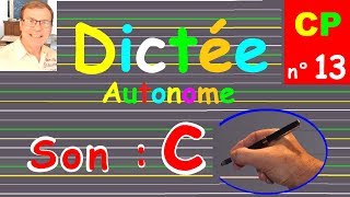 Dictée CP – CE1 autonome de mots  Le son c  13 [upl. by Selemas194]