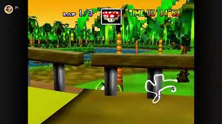 Fence Clip  DKs Jungle Parkway  Mario Kart 64 [upl. by Terpstra52]