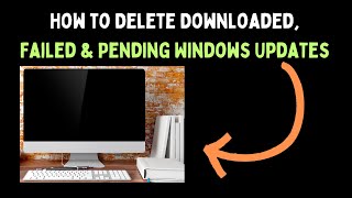 How to Delete Downloaded Failed and Pending Windows Updates on Windows 11 [upl. by Pages220]