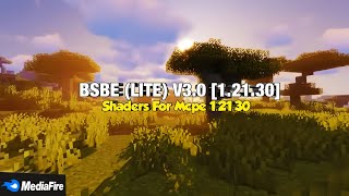 BSBE LITE V30 12130 Shaders For Mcpe 12130 Shaders Realistis Real Bayangan nya Bagus Nih [upl. by Nissy932]