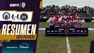 LA SUB 21 LE GANÓ UN PARTIDAZO POR PENALES A CHAMPIONSLI PERO NO LE ALCANZÓ  RESUMEN  COPA POTRERO [upl. by Sayer]