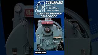 300 HP Cleaver Brooks 150 PSI Steam Boiler 1974 Model CB200300 [upl. by Anitahs]