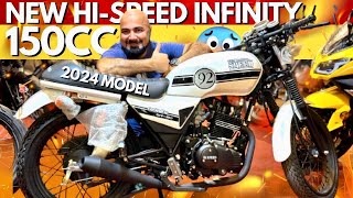 NEW HISPEED INFINITY 150cc 2024 MODEL LAUNCHED  PRICE AND SPECS AND SOUND TEST [upl. by Summons]