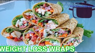 Healthy Wraps Weight Loss Wraps Whole Wheat Flour Wraps 25 November 2020 [upl. by Thorwald]