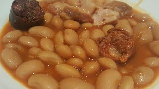 Fabada asturiana en olla GM G fuego lento [upl. by Ihteerp]