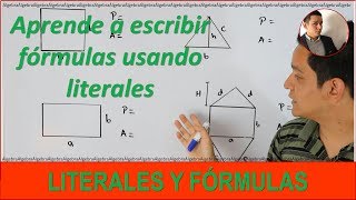 Literales y fórmulas Una introducción [upl. by Mcnalley512]