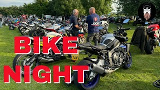 LANGPORT BIKE NIGHT EVERY OTHER TUESDAY AT THE LIME KILN 16TH JULY 2024 [upl. by Nosrej]