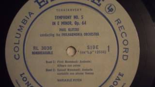 Tchaikovsky Symphony no5 PhilharmoniaKletzki1946 [upl. by Yance144]