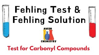 Fehlings Solution and Test  Test for Carbonyl Compounds [upl. by Iggem]