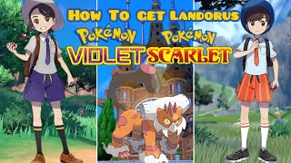 How To Get Landorus In Pokémon Scarlet And Violet [upl. by Ahsel139]