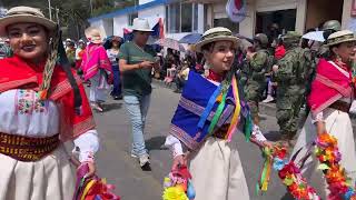 Desfile de carnaval de guaranda 2024 [upl. by Anoo]