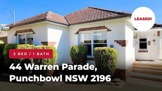 44 Warren Parade Punchbowl NSW 2196 [upl. by Jerrol]