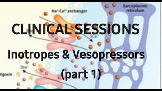 Clinical sessions Inotropes amp Vesopressors part 1 e  collection [upl. by Gnoix]