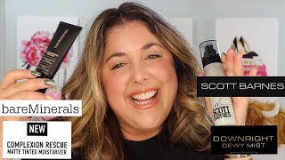 NEW BareMinerals Complexion Rescue Tinted Moisturizer Scott Barnes Downright Dewy Mist [upl. by Paulette]