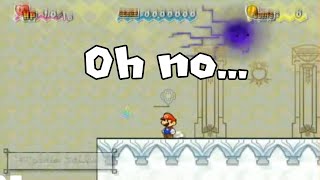 When Somebody Uses The Elevator In A Race  Super Paper Mario Versus Highlight [upl. by Ttelrahc]