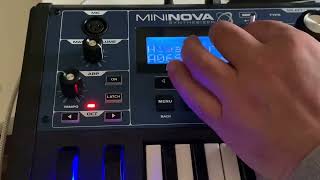 Novation MiniNova all Classic Synth Category Preset Sounds [upl. by Bezanson935]