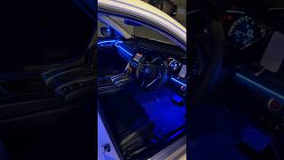 Civic Interior Modified 🔥💀 civiclovers civictyper interiorlights [upl. by Sedicla416]