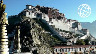 Potala Palace Lhasa Tibet Amazing Places [upl. by Wesle]