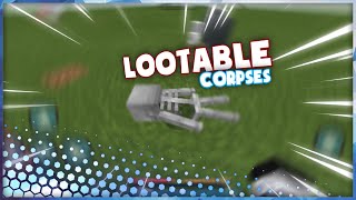 Lootable Bodies Addon for Minecraft Bedrock [upl. by Vivien752]