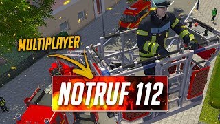 Notruf 112 🔥 Wir arbeiten bei der Feuerwehr Multiplayer [upl. by Joane683]