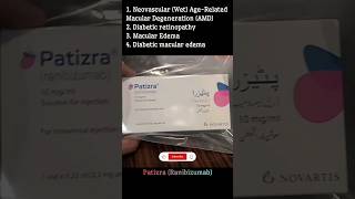 Patizra injection  Ranibizumab  Patizra Uses  novartis injection medicine [upl. by Kissiah]