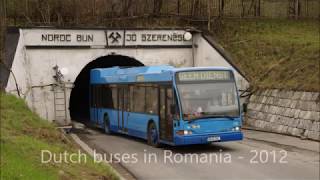 Dutch buses in Romania 2012 [upl. by Airreis]