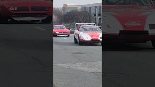 Plymouth Superbird amp Dodge Daytona Race Cars Driving In WinstonSalem NC [upl. by Ummersen]