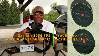 Chronograph Garmin vs ProChrono Gorilla 300Blackout Subsonic vs Reloads Accuracy Test [upl. by Estella388]