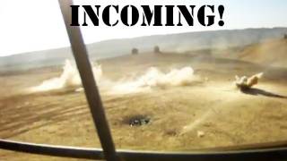 MORTARS HIT US CONVOY IN AFGHANISTAN [upl. by Eltsyek]