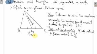 Proprietatile triunghiului isoscel clasa a VI a  wwwsupermeditatiiro [upl. by Melcher]