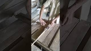 Menyamakan bahan 1x1 woodworking indonesianwoodworking kayuindonesia woodworkingindonesia diy [upl. by Amorette]